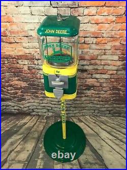 John Deere gumball machine penny machine glass bar Christmas gift gift man cave