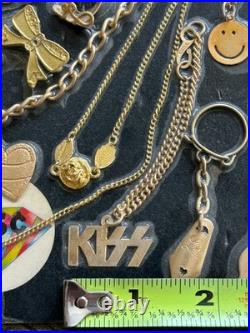 KISS Bracelet Vending Machine Display Card Vintage Kiss Memorabilia Aucoin
