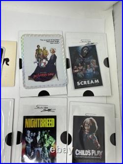 LOT OF 11 Original Vintage Horror Movie Vending Machine Prism Stickers