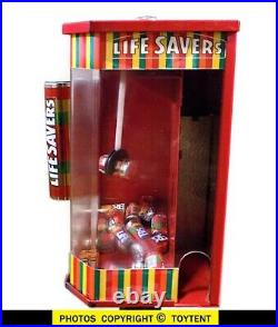 Life Savers grabber vending machine vintage coin-op dispenser. SEE MOVIE