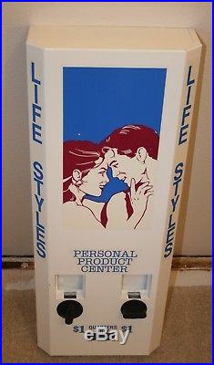 Life Styles Personal Products (Condom) Vending Machine(s) Vintage Fully Operable