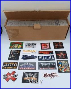 Lot 299 Y2K Rock Band Vending Machine Stickers Metallica Korn Brand Imports VTG