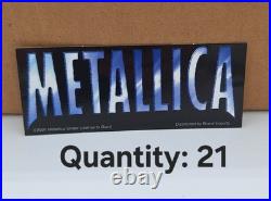 Lot 299 Y2K Rock Band Vending Machine Stickers Metallica Korn Brand Imports VTG