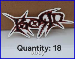 Lot 299 Y2K Rock Band Vending Machine Stickers Metallica Korn Brand Imports VTG