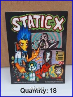 Lot 299 Y2K Rock Band Vending Machine Stickers Metallica Korn Brand Imports VTG