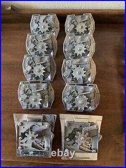Lot Of 10 Vintage Turn Knob Vending machine Coin Mech Mechanism Gumball Candy