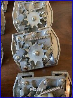 Lot Of 10 Vintage Turn Knob Vending machine Coin Mech Mechanism Gumball Candy