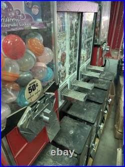 Lot a vintage toy and sticker Vending Machine