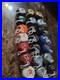 Lot of 21 NFL Mini Helmets Vintage 1980s Gumball Vending Machine