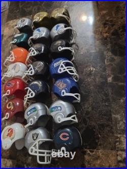 Lot of 21 NFL Mini Helmets Vintage 1980s Gumball Vending Machine