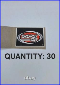 Lot of 300 Backstreet Boys Vending Machine Stickers Vintage NOS 90's Y2K BSB