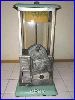 Master Vintage Antique Penny Drop Gumball/peanut Vending Machine