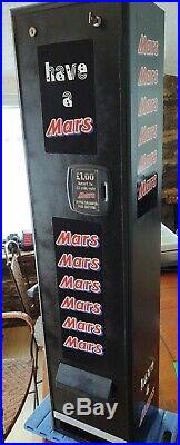 Mars Bar Vending Machine Chocolate Wall Type Vintage Retro Mancave Home Bar