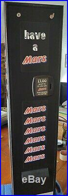 Mars Bar Vending Machine Chocolate Wall Type Vintage Retro Mancave Home Bar