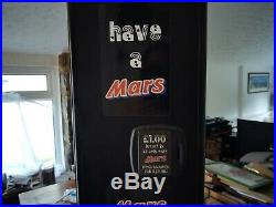 Mars Bar Vending Machine Chocolate Wall Type Vintage Retro Mancave Home Bar