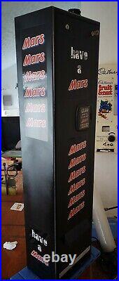 Mars Bar Vending Machine Chocolate Wall Type Vintage Retro Mancave Home Bar Den