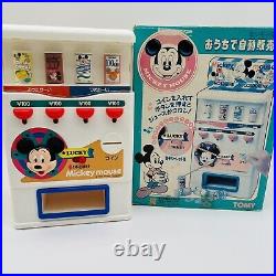 Mickey Mouse 1990s Home Vending Machine Japanese Vintage Toy Disney With box