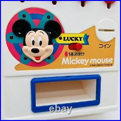 Mickey Mouse 1990s Home Vending Machine Japanese Vintage Toy Disney With box
