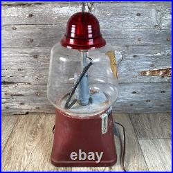 Minneapolis Regal Vending Machine Hot Peanuts 1940s Light & Key Vintage with Base