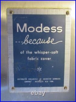 Modess Vintage Coin Operated Vending Machine Stainless, No Key Non-functional