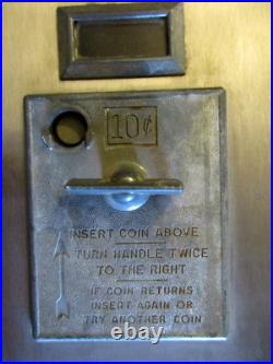 Modess Vintage Coin Operated Vending Machine Stainless, No Key Non-functional