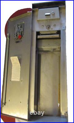 Modess Vintage Coin Operated Vending Machine Stainless, No Key Non-functional