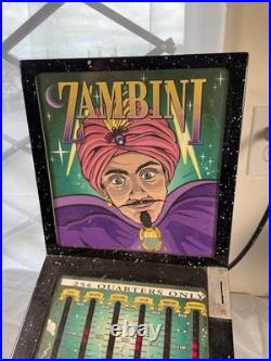 Mr. Vend Vintage Coin Operated Zambini Vending Machine Rare READ