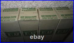 NEW LOT OF 400 FORD Automotive VINTAGE SODA VENDING MACHINE PAPER CUPS SAFETY