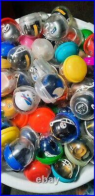 NFL Vintage Mini Vending Machine Plastic Helmets HUGE lot of 240 Pieces