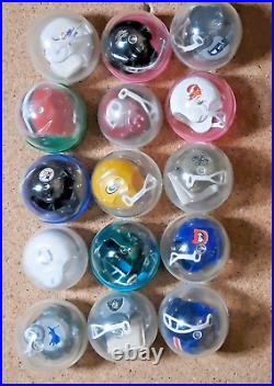 NFL Vintage Mini Vending Machine Plastic Helmets HUGE lot of 240 Pieces