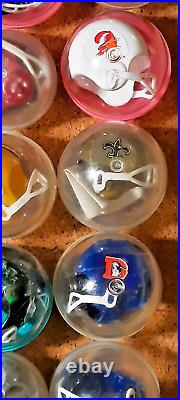 NFL Vintage Mini Vending Machine Plastic Helmets HUGE lot of 240 Pieces