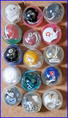 NFL Vintage Mini Vending Machine Plastic Helmets HUGE lot of 240 Pieces