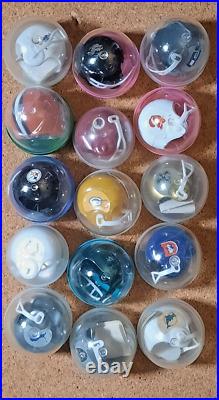 NFL Vintage Mini Vending Machine Plastic Helmets HUGE lot of 240 Pieces