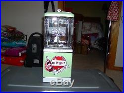 Northwestern Dr Pepper Green Restored Gumball Machine Vintage Keychain Gorgeous