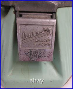 Northwestern Try Some 1 Cent Green Counter Guball Machine VTG 1920s Iron Base