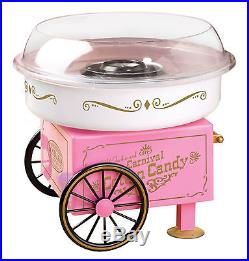 Nostalgia Vintage Collection Hard And Sugar-Free Cotton Candy Maker PCM305 New