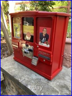 Oak Premiere 1 Cent Gum & Card Machine Vintage 1950s