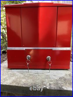 Oak Premiere 1 Cent Gum & Card Machine Vintage 1950s