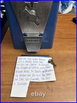 Oak Vista Vending Machine Vintage with Key Gumball Baseball Photo Buttons
