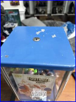 Oak Vista Vending Machine Vintage with Key Gumball NFL Football Rings