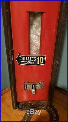 Original 1940's Phillies cigar vending machine