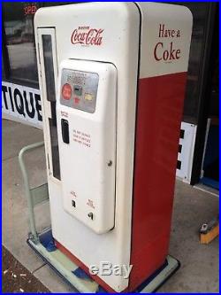 Original & Clean Rare WHITE Cavalier 72 Coke Machine vintage vending coca cola