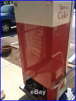 Original & Clean Rare WHITE Cavalier 72 Coke Machine vintage vending coca cola