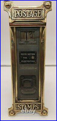 Original Gpo Stamp Vending Machine Wall Mounted Rare Post Box Telephone Box