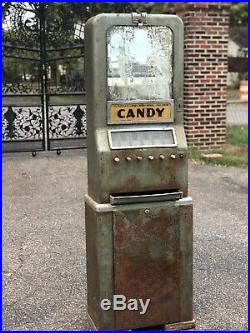 Original vintage 5 cent candy machine