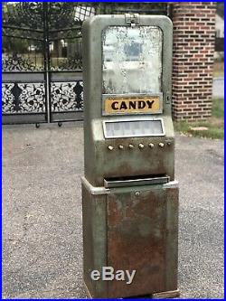 Original vintage 5 cent candy machine