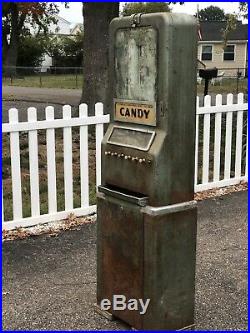 Original vintage 5 cent candy machine