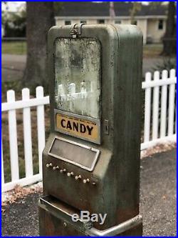 Original vintage 5 cent candy machine