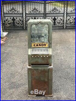 Original vintage 5 cent candy machine