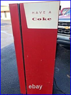 Original vintage Coca Cola bottled vending machine